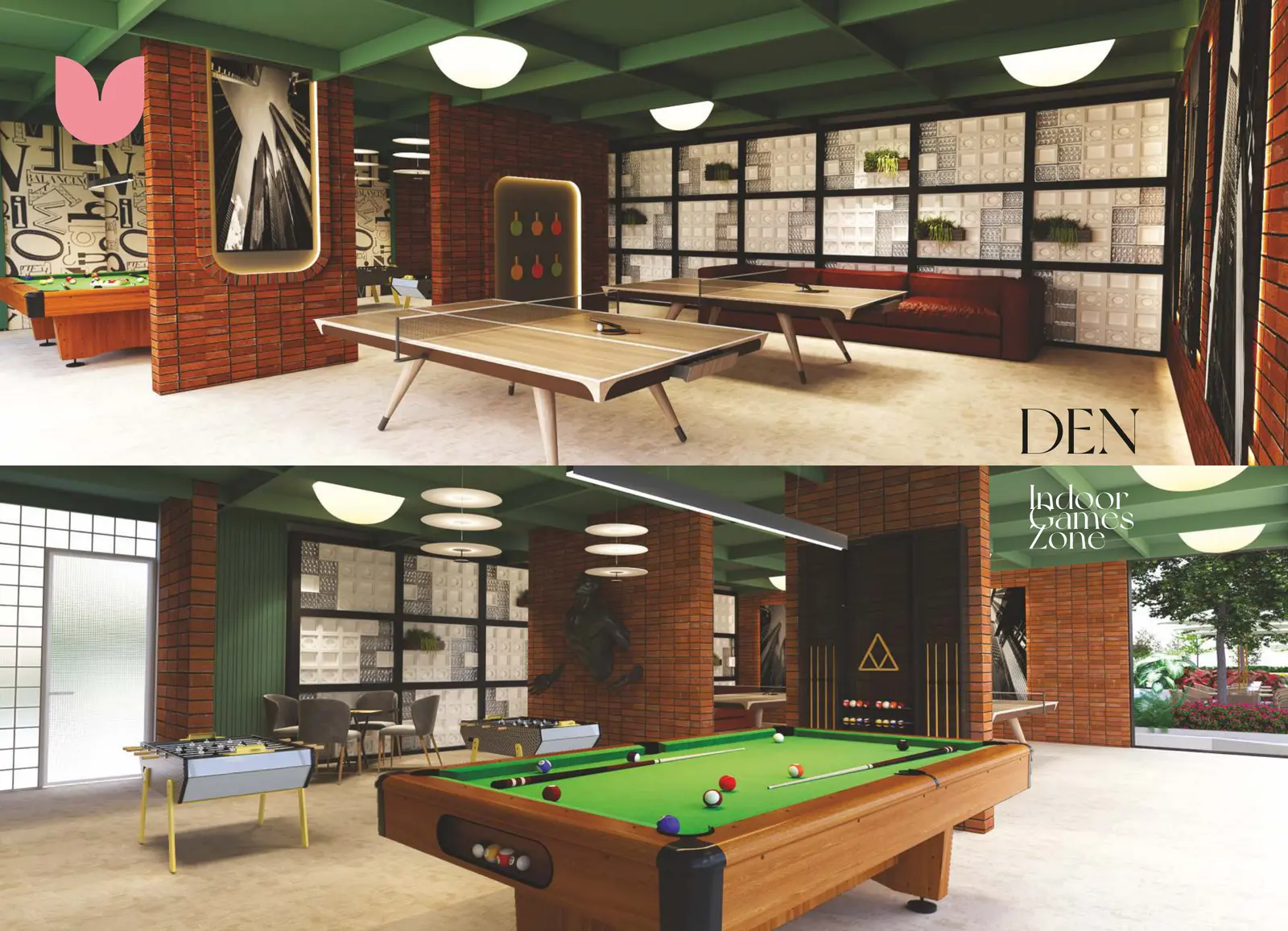 The Den indoor games