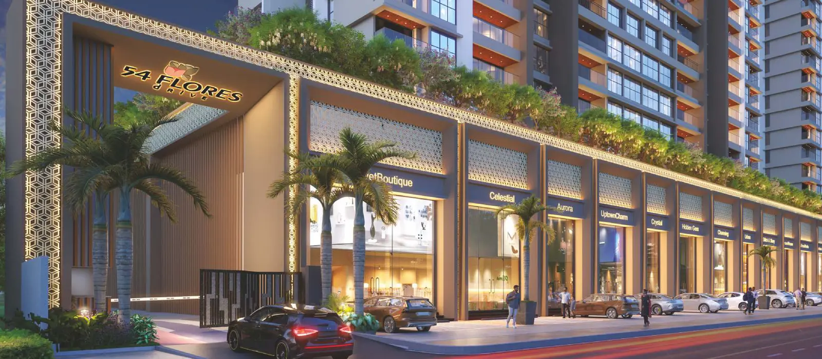 54 Flores Drive entrance, Magarpatta Rear Approach, Hadapsar
